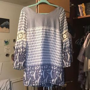 Bell sleeve dress
